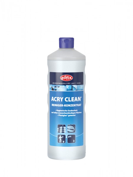 Eilfix Acry-Clean hygienischer Reiniger für Sonnenbänke und Fitnessgeräte 1 Liter