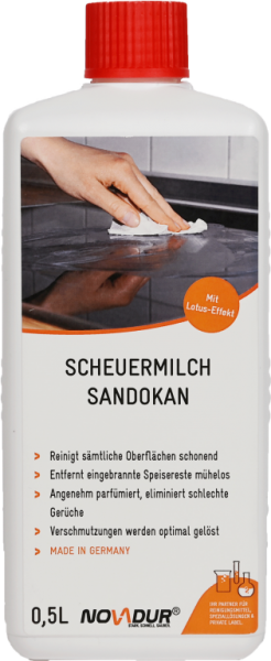 NOVADUR Scheuermilch Sandokan, 500ml