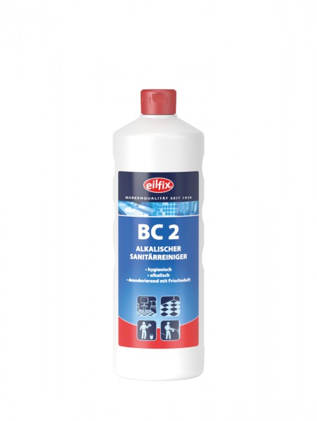 Eilfix BC 2 Sanitärreiniger alkalisch, dünnflüssig, 1 Liter