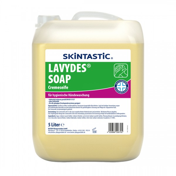 Skintastic Lavydes Soap Cremeseife, antibakteriell, 5 Liter