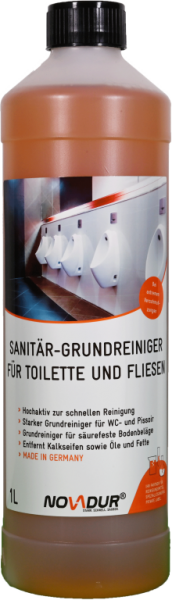 NOVADUR Sanitärgrundreiniger für Toilette und Fliesen, 1000ml