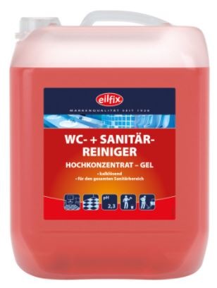 Eilfix WC + Sanitärreiniger Hochkonzentrat - Gel, 5L