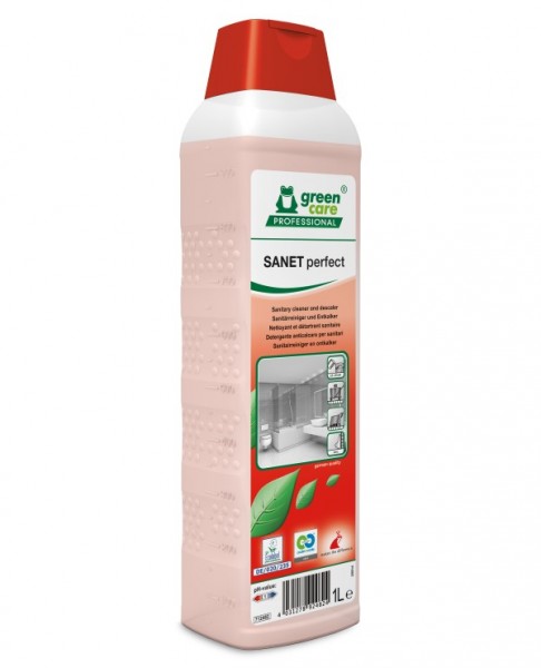 Tana Green Care professional SANET perfect Sanitärunterhaltsreiniger und Entkalker, 1 Liter