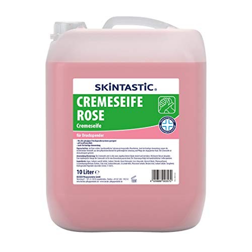Skintastic Cremeseife Handseife rose - pH-hautneutral - dermatologisch getestet 10 L