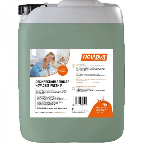 NOVADUR Desinfektions-Sprühreiniger Novadest UniSpray, 10 Liter