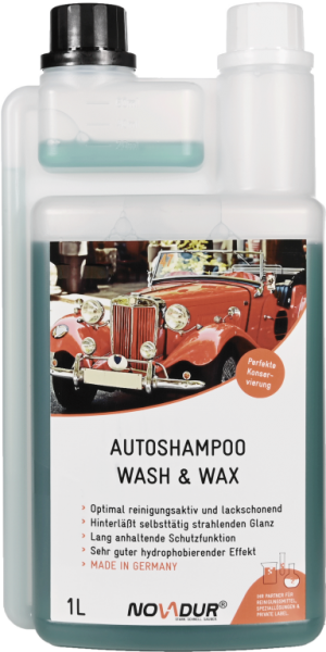 NOVADUR Autoshampoo Wash & Wax, 1000ml