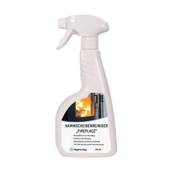 Hygiene King Kaminscheibenreiniger „Fireplace“ 500 ml Sprühflasche
